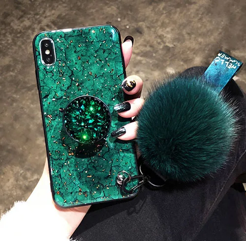 Green Роскошный Золотой блестящий Мраморный чехол для телефона samsung Galaxy Note 10 9 8 A50 A70 M30 S10 5G S9 S8 Plus S10E фольга блестящая задняя крышка - Цвет: Green