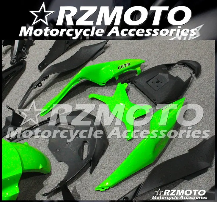 Мотоциклетный обтекатель abs Подходит для Kawasaki ZX6R 636 599 ZX-6R 2009 2010 2011 2012 корпусные детали пресс-форм Магазин № 0313