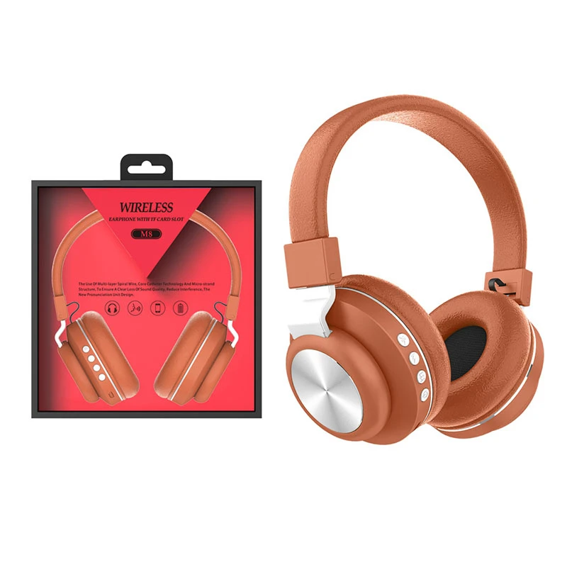 UBeamer M8 Беспроводные наушники Bluetooth складная гарнитура с микрофоном стерео наушники Поддержка TF карта аудио кабель игры для спорта
