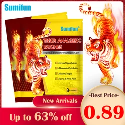Hot! Sumifun Tiger Balm Pain Relief Patch Fast Relief Aches Pains Inflammations Health Care Lumbar Spine Herbal Medical Plaster