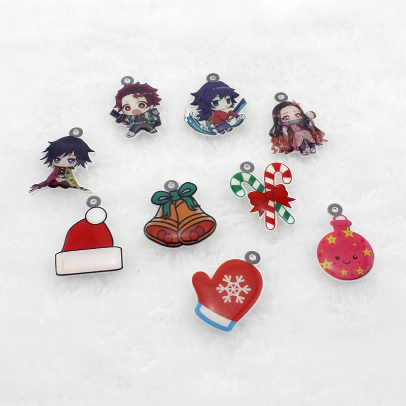 Q Version Anime Dr.Stone Acrylic Charms Pendants For Jewelry Making  Animation Peripheral Epoxy Resin Accessories Findings