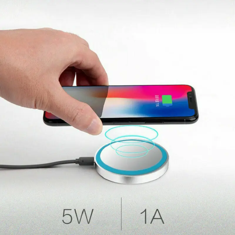 Fast Wireless Charger Qi Charging Pad With Receiver for iPhone 6 6 plus Samsung