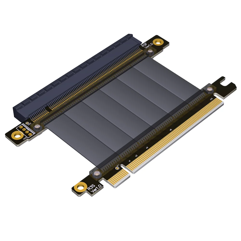  PCIE 30x16 A x16 macho a hembra codo ángulo recto tarjeta pci e PCI Express pci-e x16 extensor de G