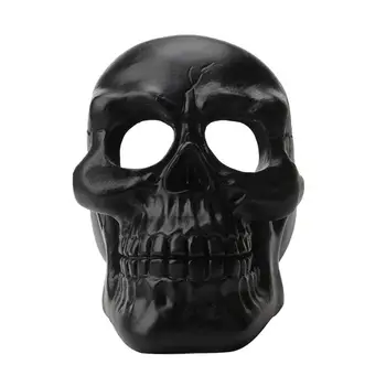 

Retro Skull Head Ashtray Cigarette Ashtray Resin Desktop Ornament Ashtray Skull Ash Tray For Home Office Outdoor (Black White)