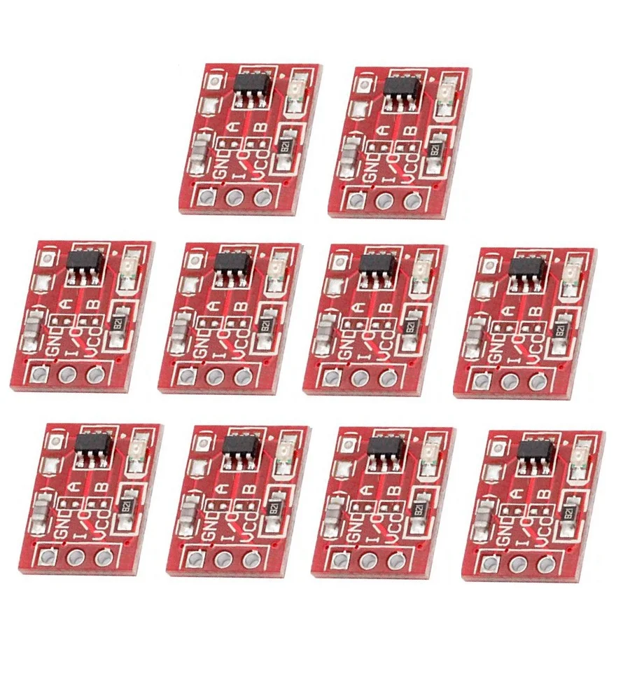 Модуль сенсорной кнопки TTP223 с самоблокировкой/без блокировки Емкостный