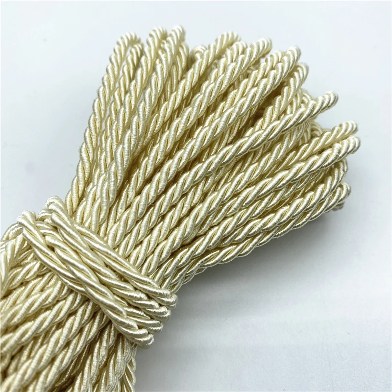 10yards/Lot 3mm 3-Strand Paracord Rope Polypropylene Rope For Home Decoration Accessories DIY Handmade Home Textile Decoration polypropylene rope