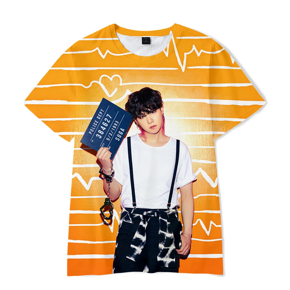 EmilyLe Unisex T-Shirt Bangtan Boys BTS Jimin J-Hope V Jung Kook Suga Camiseta Jin RM Fans Cool KPOP Hip Pop Top para Hombres Mujer Adolescente 
