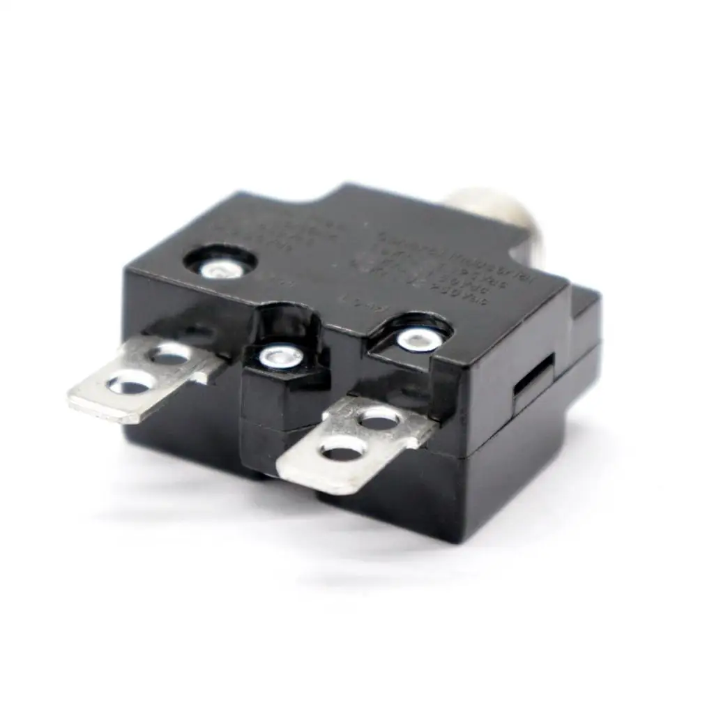 Push Button Thermal Circuit Breaker Overload Protector 10A Fuse Resettable