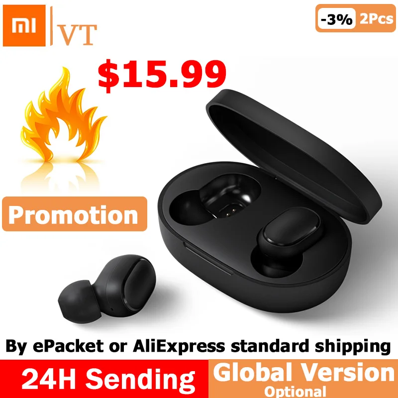  Xiaomi Red mi Airdots TWS Bluetooth наушники Молодежная версия стерео mi ni Беспроводная bluetooth гарнитура 5,0 с mi c наушники 