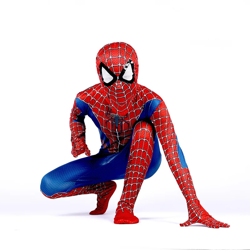 Детский новогодний костюм Raimi Zentai; Карнавальный костюм супергероя; карнавальный костюм; комбинезон; Рождественский костюм для мальчиков