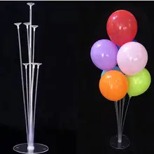 1 комплект неоновые стикеры воздушные шары палочка стенд балон декор для вечеринки в честь Дня рождения ребенка взрослых арки стол принадлежности для надувных шаров держатель