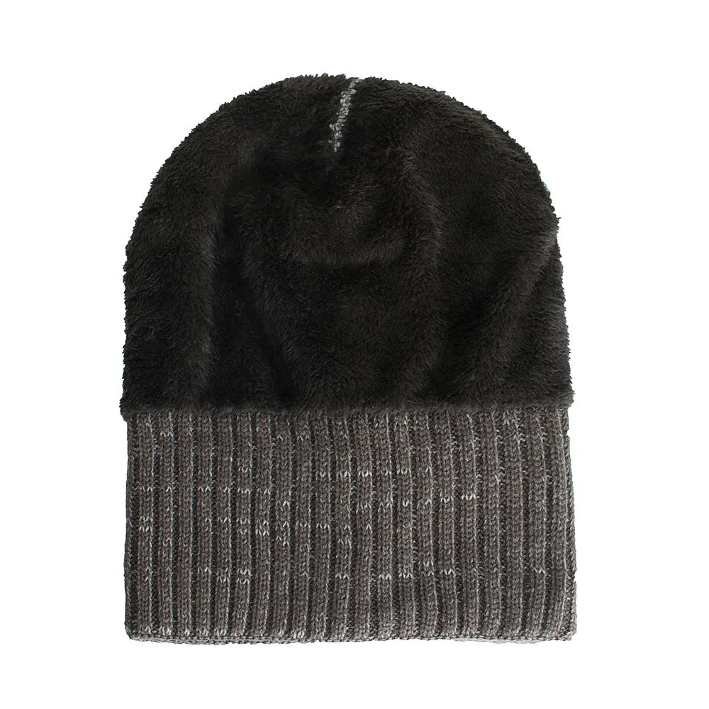 Hip-hop Hat With Ears Fibres Knitting Hat Keep Warm Winterl Cap Ski Beanie Skull Caps Hat Winter Hats For Women