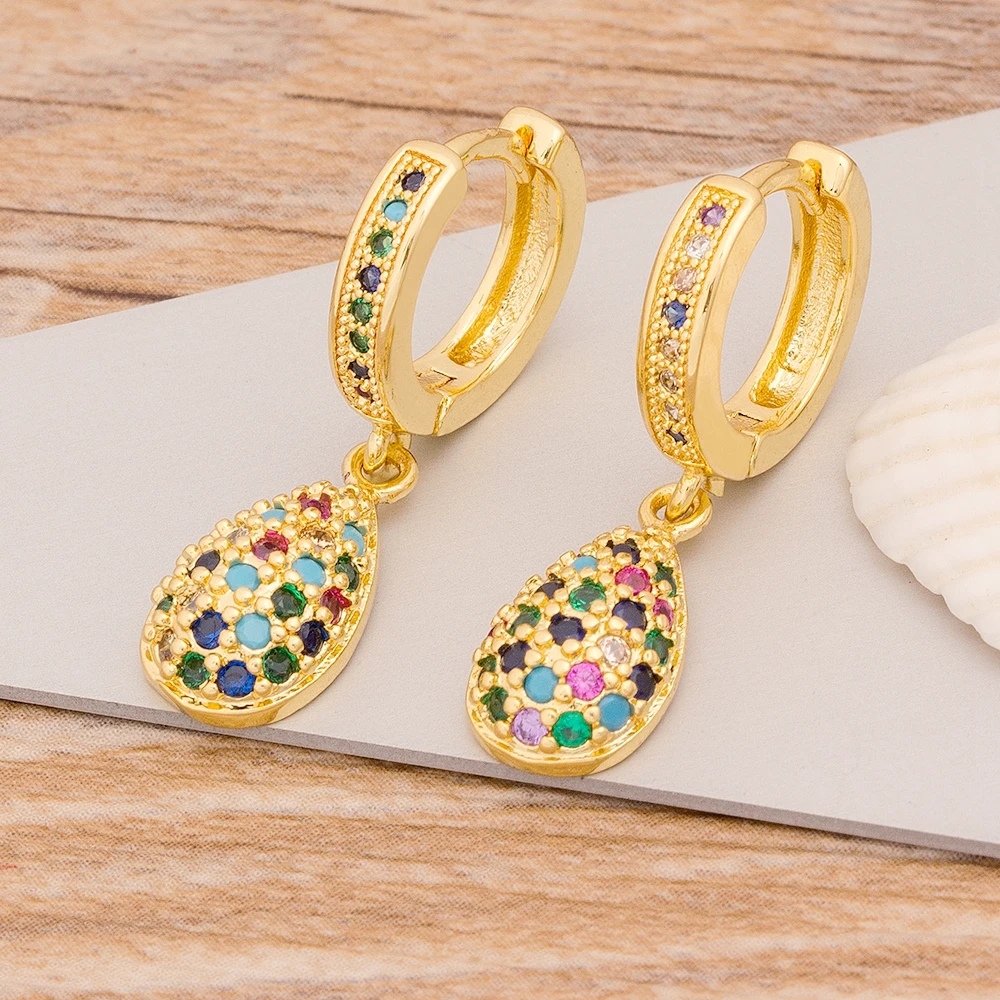 Gold Heart Shaped Earrings