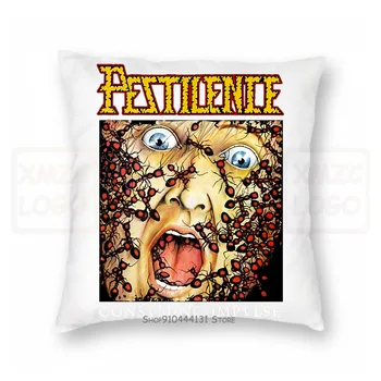 

Pestilence Consuming Impulse Pillow case Sxxl Death Metal Band Women Men