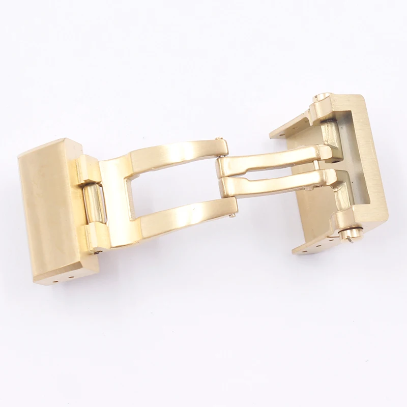 Watch Accessories Suitable for Ulysse Nardin Athens buckle rubber strap buckle 316 stainless steel butterfly buckle 20mm