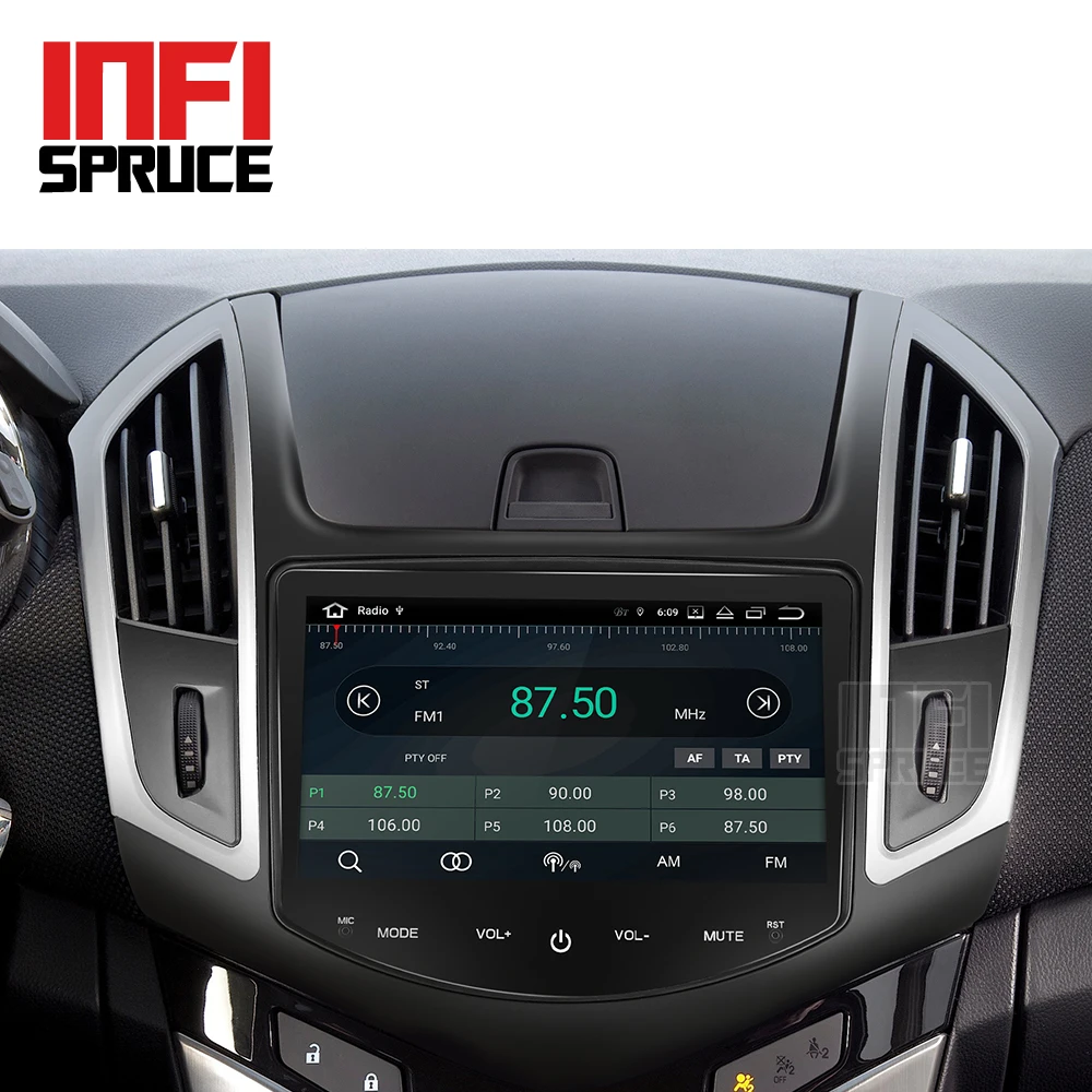 Android 9,0 автомобильный dvd gps плеер для Chevrolet Cruze 2013 с радио gps навигацией Поддержка Зеркало Ссылка руль