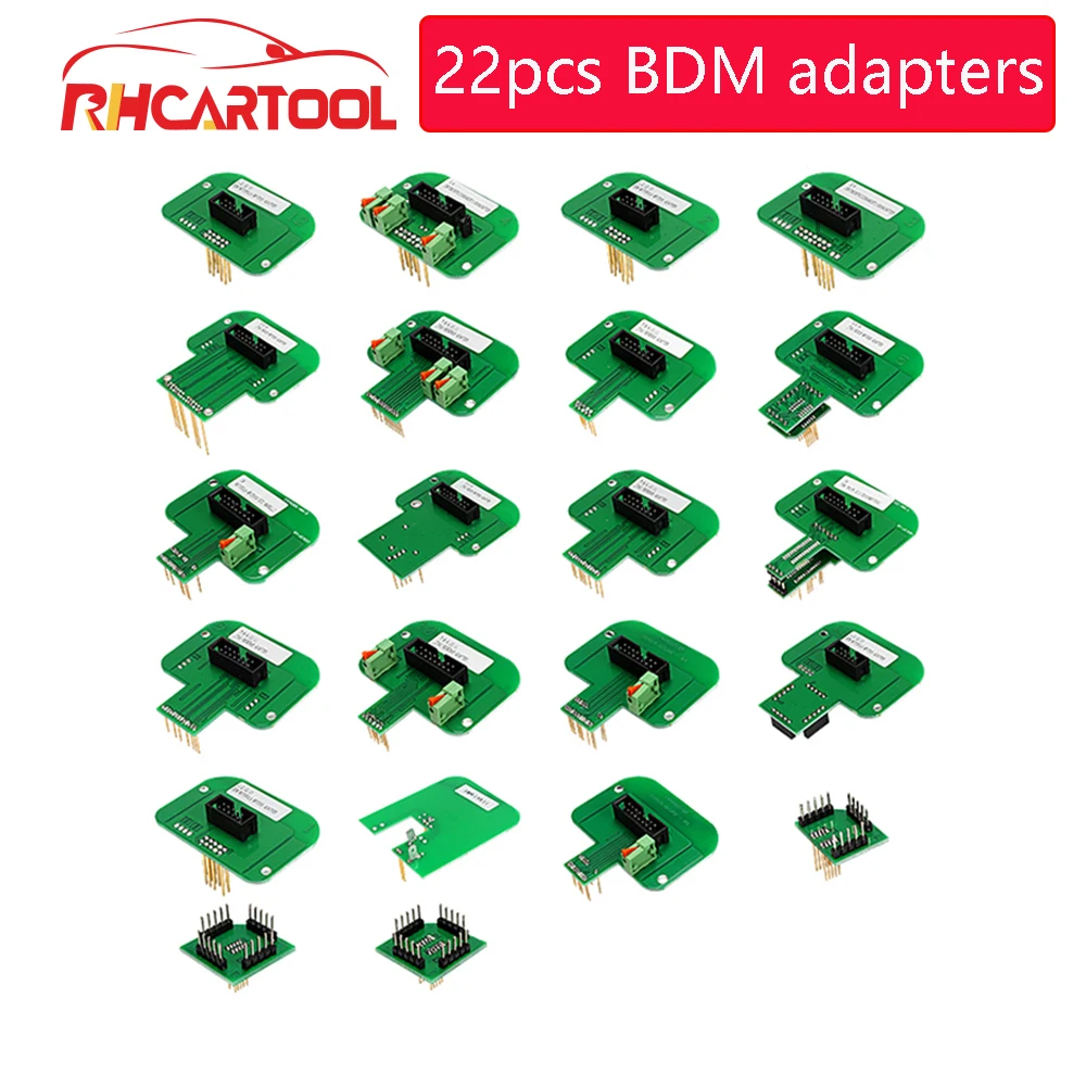 

OBD2 22pcs BDM Adapters Diagnostic tool KTAG KESS KTM Dimsport BDM Probe Adapters Full Set LED BDM Frame ECU RAMP Adapters