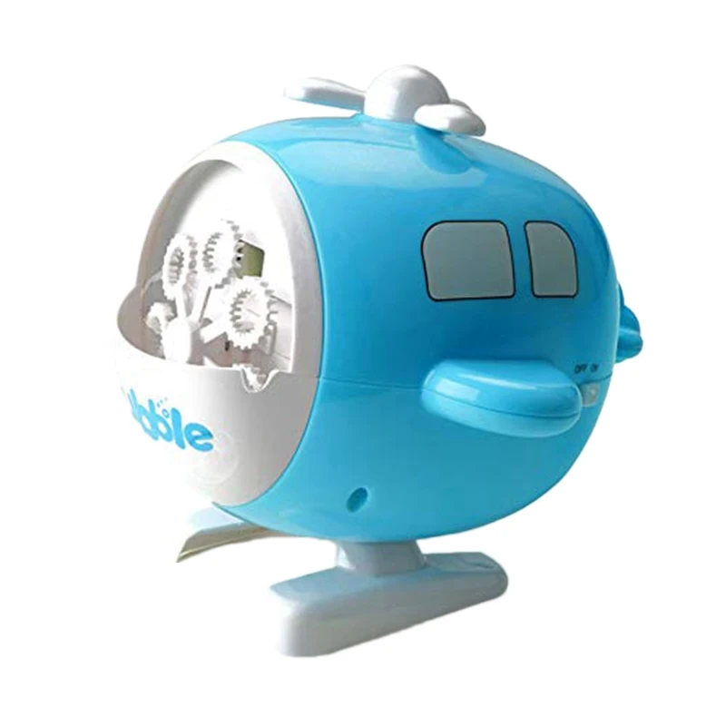 

Automatic Helicopter Bubble Machine Electric Cartoon Bubble Machine Children Blow Bubble Machine Toy