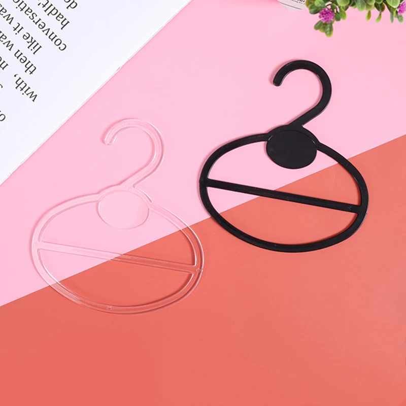 10Pcs Oval Scarf Shawl Tie Holder Circle Shape Coat Hanger Multifunctional Clothes Display Slots Organizer Space Saving