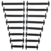

16pcs/lot Silicone Shoelaces No Tie Shoelaces 12 colors Elastic Lace Shoelace Creative Lazy Silicone Laces Rubber Lace