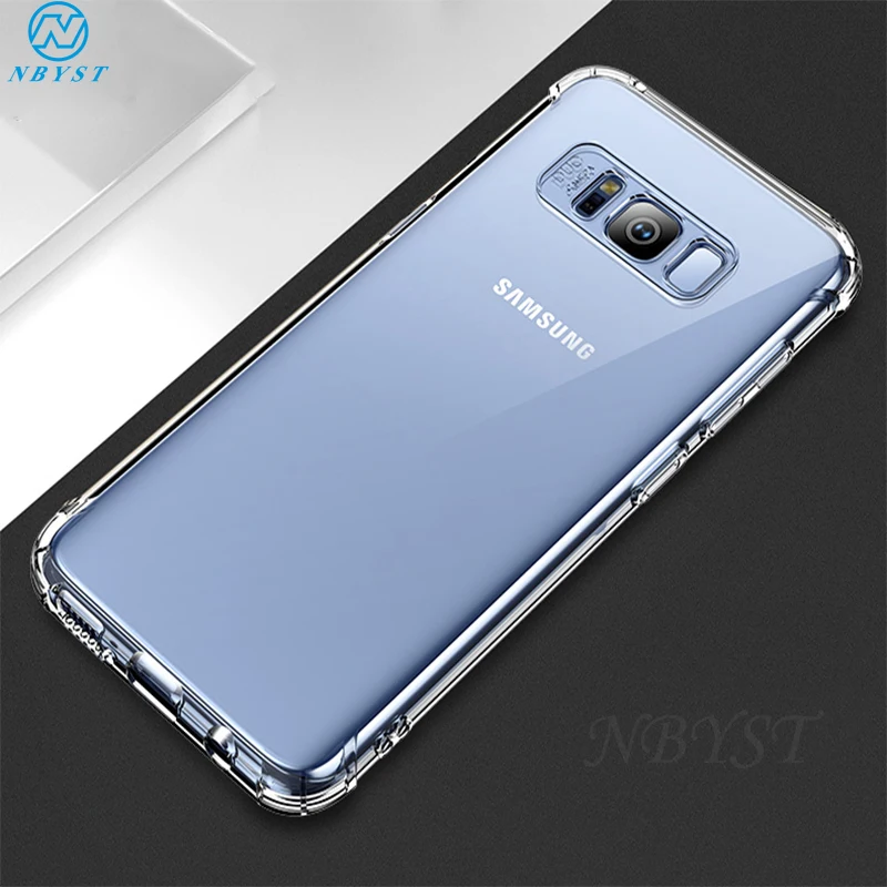 

Shockproof Phone Case for Samsung Galaxy J2 J3 J4 J5 J7 J8 2016 2017 Soft TPU Clear Cover for A3 A5 A7 2016 A6 A8 A9 Plus 2018