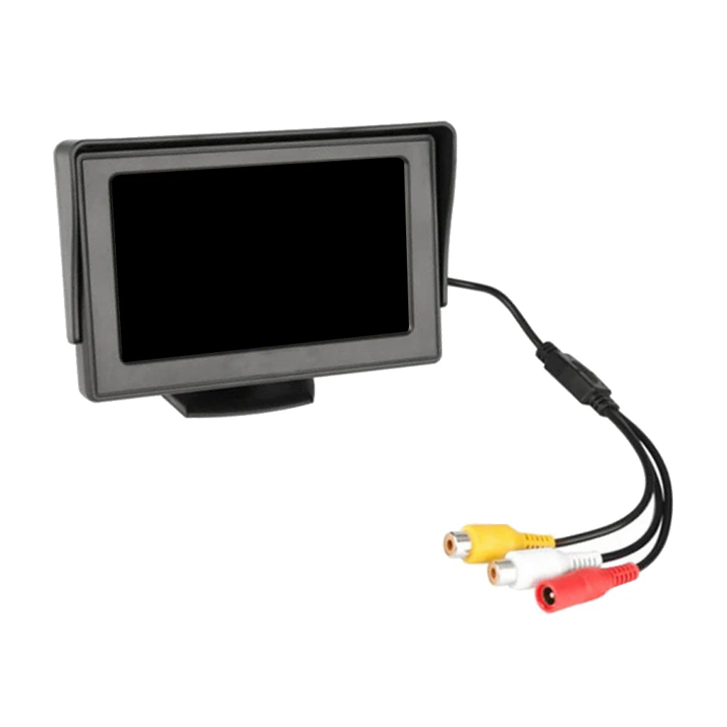 4.3 '' TFT-LCD Integrated Display With Black Reverse Camera Parking System