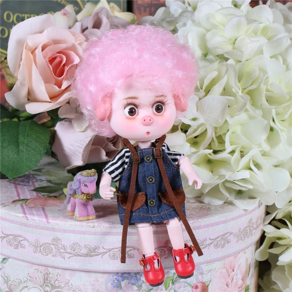 Dream Fairy 1/12 BJD кукла DODO Pigies игрушка кукла кудрявые волосы одежда обувь 14 см мини кукла шарнир тело ob11 милый детский подарок