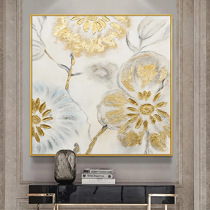 100% ручная роспись современная роскошная абстрактная картина маслом на холсте