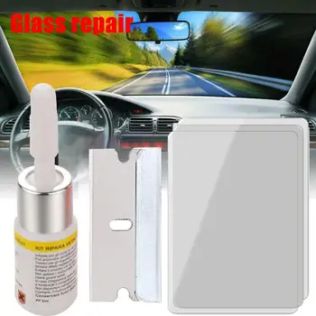 

Window Glass Window Crack Repair Resin Set Windshield DIY Glass Scratch Repair Liquid Car Universal Fixing Tool