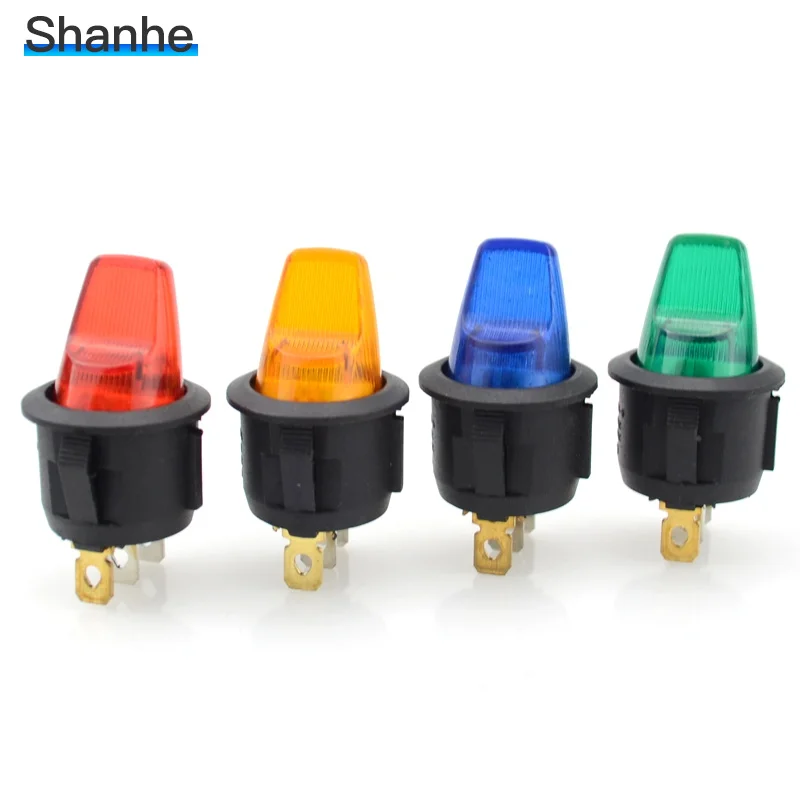 2 шт. кулисный переключатель с 12v подсветкой Лампы 10a/125vac 6a/250vac|lamp switch|switch switchswitch |