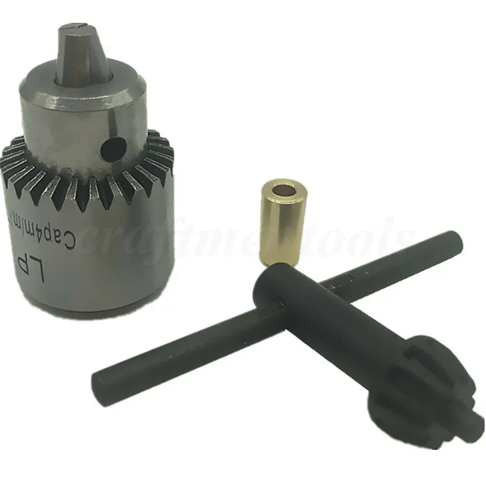 

Electric Drill Chuck 0.3-4mm Jt0 Taper Mounted Lathe Chucks + 3.17mm Motor Shaft