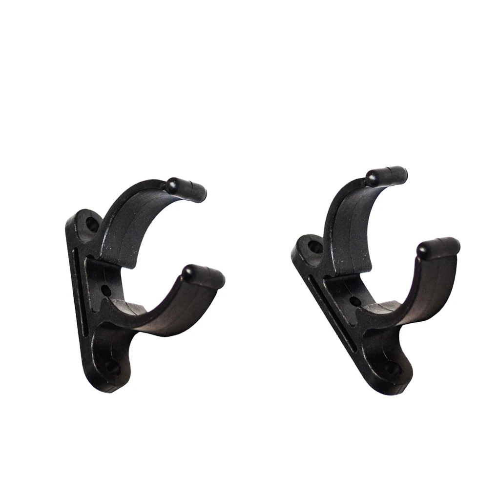 2pcs Boat Hook Paddle Holder Holder Fixing Pipe Clip Boat Hook Holder Mounting Clamp For Boat, Double Mounting Holes