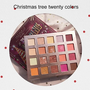 

HUDAMOJI Christmas series 20 Colors eyeshadow ins net red recommended eyeshadow pallete NEW eye shadow waterproof Pigment TSLM1