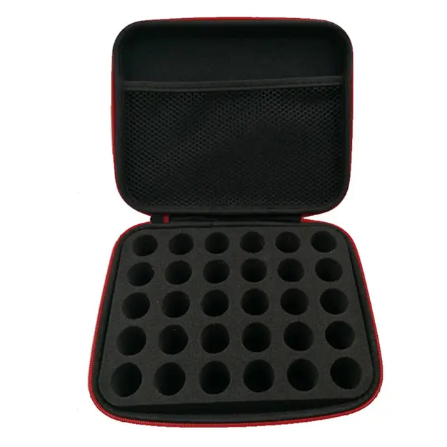 30 Rekesz 10 Ml Illóolaj -Palack Táskák Tároló Tokja Védi A Hordozható Utazási Hordozó Doboz Szervező Tartóját