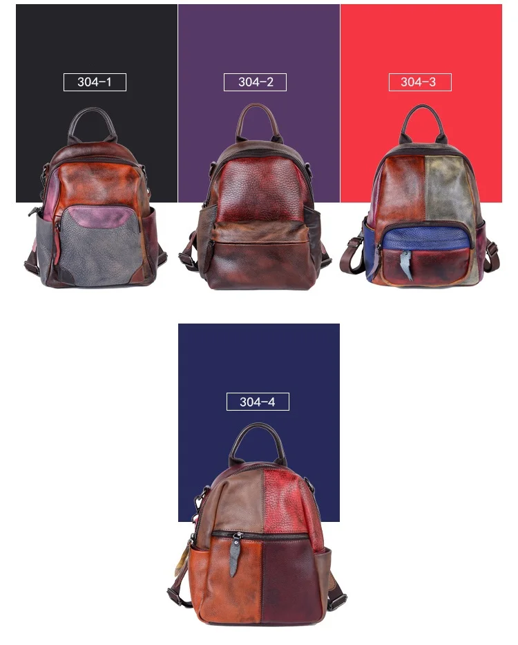 women backpack genuine leather (6)