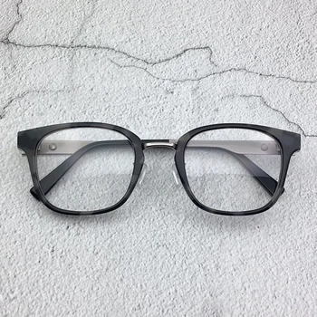 

Fashion Women Glasses Frame Men Black Tortoise Vintage Square Clear Lens Glasses Optical Eyeglasses Frame