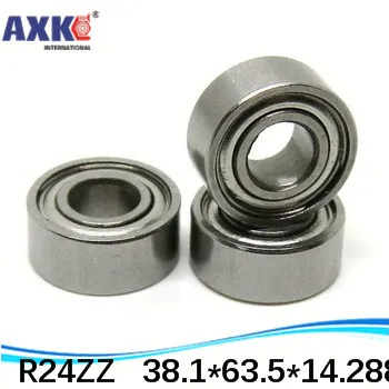 R24 2 шт. ABEC-1 R24 2RS дюймовый подшипник 38,1*63,5*14,288 мм миниатюрный R24RS R24-2RS R24 2RS R24ZZ