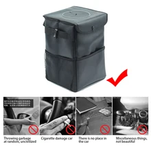 Автомобильный мусорный ящик для путешествий портативный водонепроницаемый складной креативный авто заднее сиденье для мусора сумка для хранения мусора