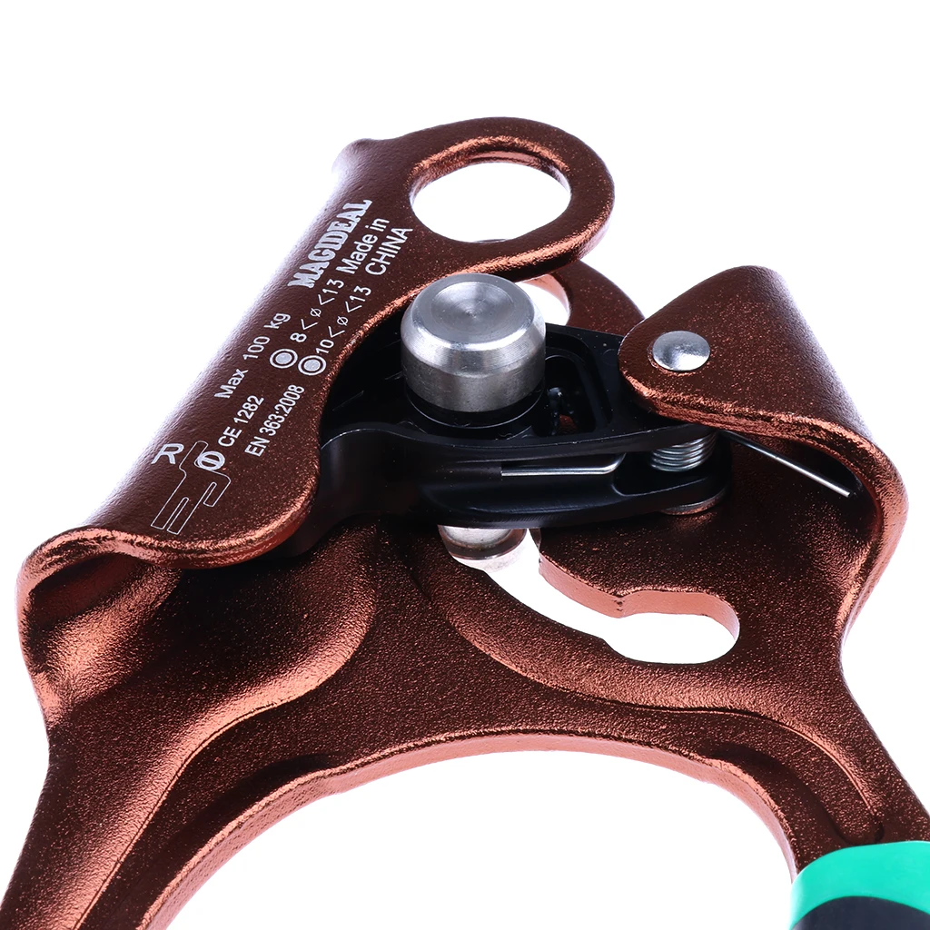 4KN Right Hand Ascender Rock Climbing Handheld Riser Mountaineer Equipment Climbing Accessories