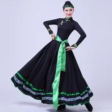 Монгольская традиционная одежда национальный танец Китая монгольская одежда костюм Этническая Китайская народная танцевальная одежда TA2134