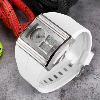 

Aosheng Ohsen Square Silicon Tape Fashion High Grade Genuine Men And Women Business Leisure Waterproof Electronic Sports Table