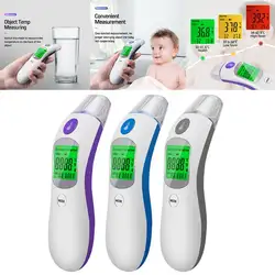 Цифровой ИК инфракрасный высокая температура тела термометр для взрослых и детей лоб и ушной термометр A5YD