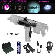 A100 Открытый инфракрасный ИК 940nm ночного видения зум светодиодный фонарик лампа светодиодный фонарик латарка ручной Linterna