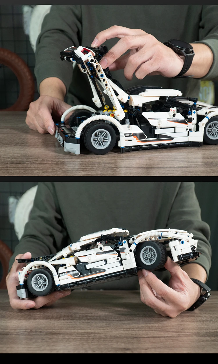Briques de Construction Technic Compatible avec LEGO Technic - Voiture Koeni One LeTechnic