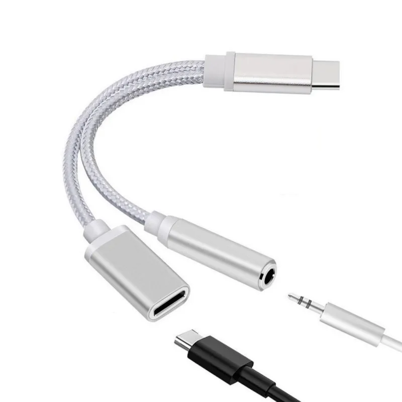 3,5 мм аудио разъем для наушников адаптер 2-в-1 Usb Type-c до 3,5 мм адаптеры для наушников конвертер 1 шт. 3 в 1 USB-C Кабель-адаптер для плетения 3,5 мм аудио разъем для наушников адаптер 2-в-1 Usb Type-c до 3,5 мм адаптеры для наушников конвертер 1 шт. 3 в 1 USB-C Кабель-адаптер для плетения