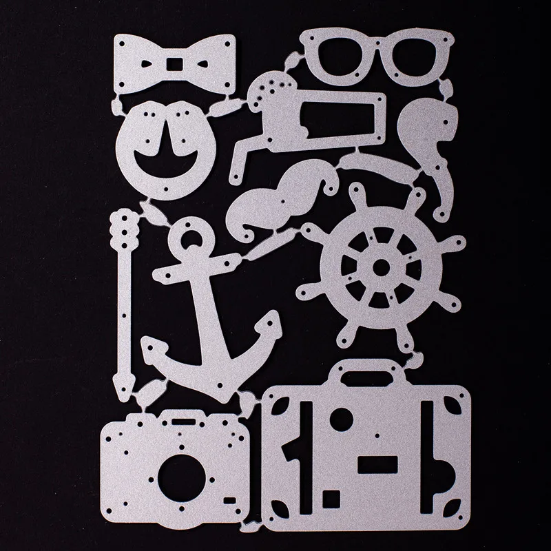 1 упаковка сумка для камеры очки руль металлические режущие штампы Ks Крафтовая окраска для изготовление скрапбукинга рождественское ручное творчество штампы
