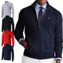 Aliexpress - High Quality European Style Men’s 2021 Spring Autumn Flat Stitch Animal Peacock Embroidered Cotton Knitted Sweater 8505