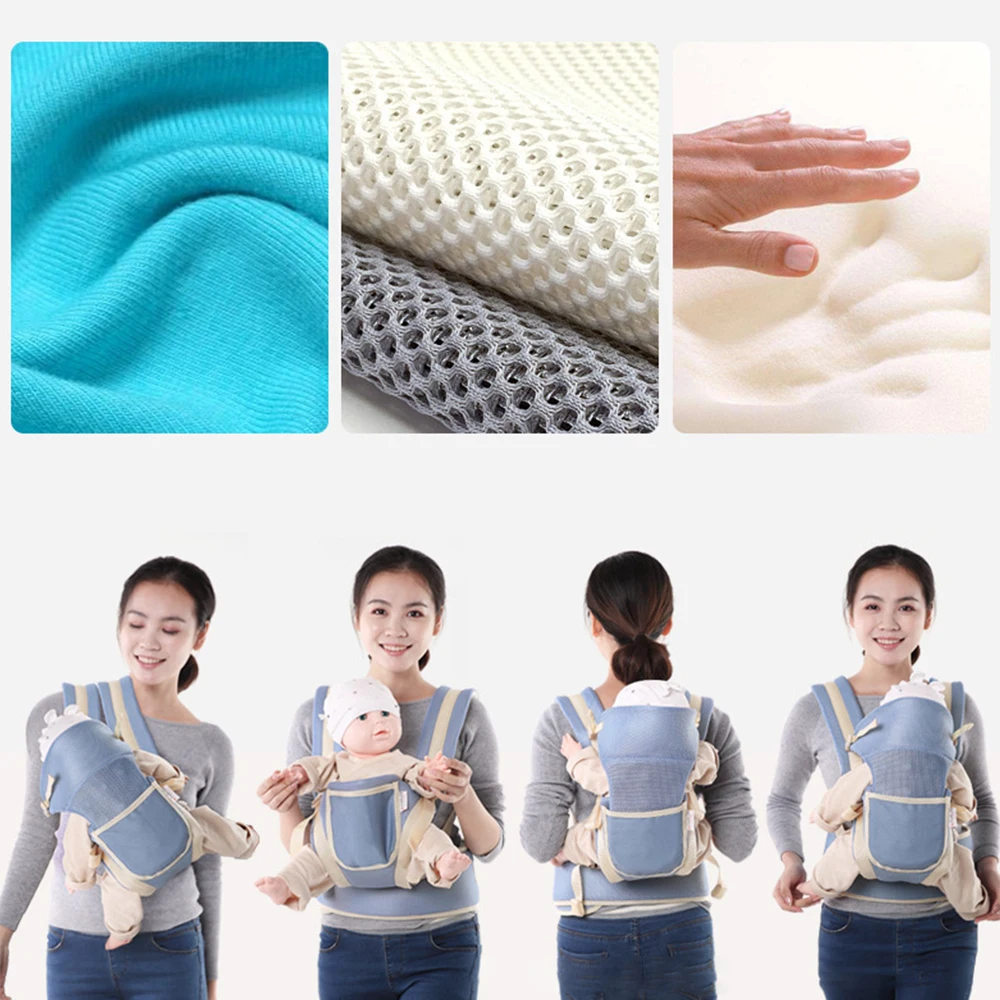 Multi-Function Baby Stool Bag Hip Seat Carrier Waist Stool Comfortable Breathable Infant Baby Waist Stool With Adjustable Strap