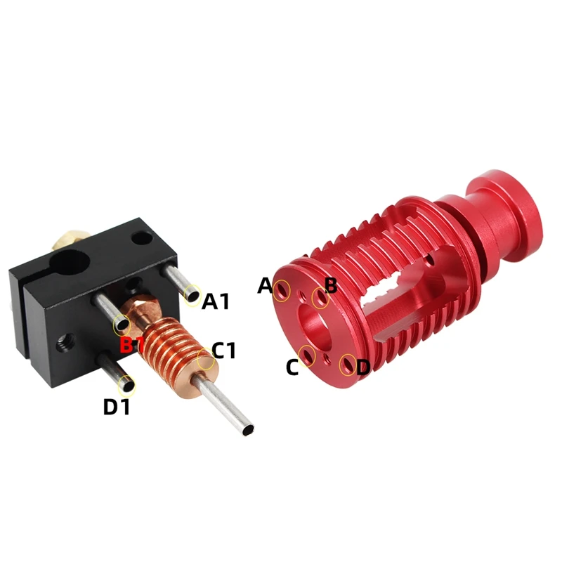Уплотнение короткий диапазон Hotend Супер точность 3D принтер Экструзионная головка