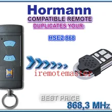 Клон Hormann HSE2 868 МГц пульт дистанционного управления для открывания Гаражных дверей для HORMANN motor code grabber ПДУ